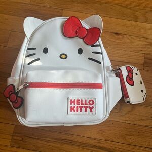 Hello Kitty White and Red Kids Accessory Bag